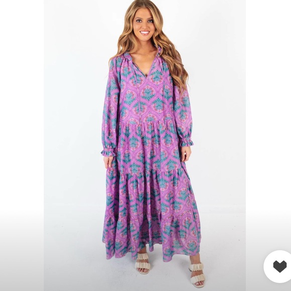 Ivy Purple Maxi Dress - Picture 1 of 2